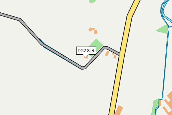 DG2 8JR map - OS OpenMap – Local (Ordnance Survey)