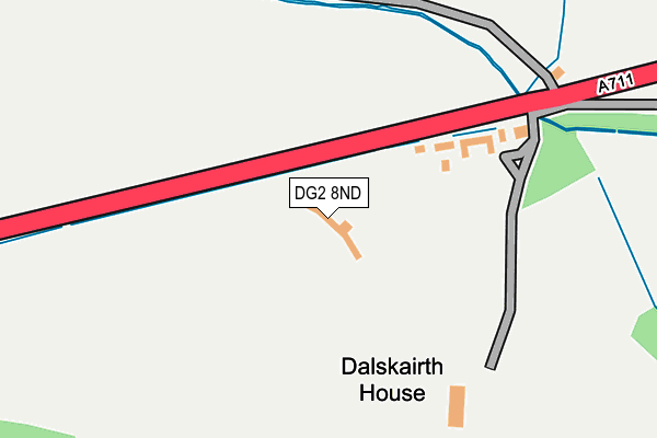 DG2 8ND map - OS OpenMap – Local (Ordnance Survey)