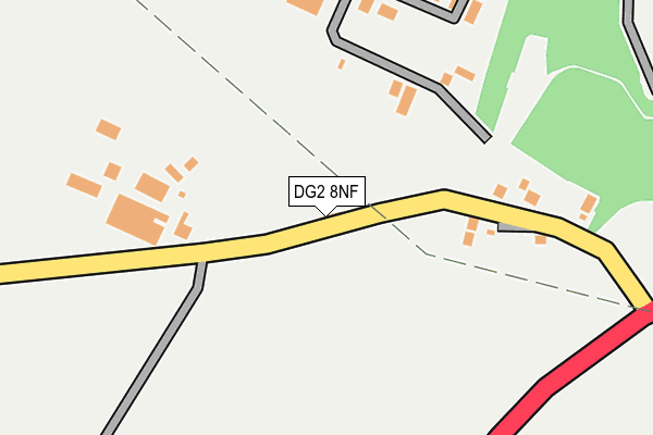 DG2 8NF map - OS OpenMap – Local (Ordnance Survey)