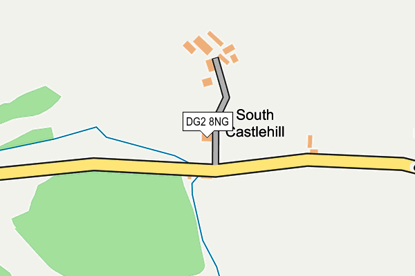 DG2 8NG map - OS OpenMap – Local (Ordnance Survey)