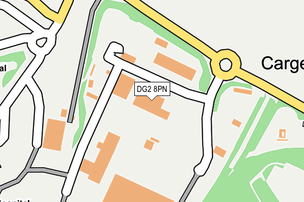 DG2 8PN map - OS OpenMap – Local (Ordnance Survey)
