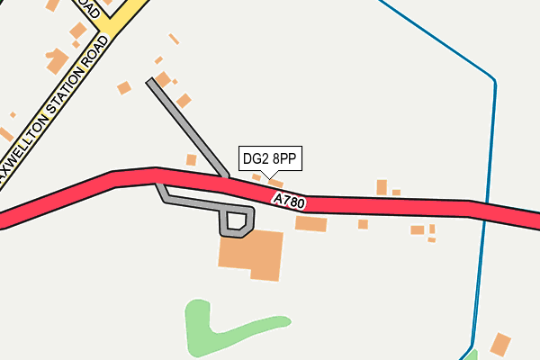 DG2 8PP map - OS OpenMap – Local (Ordnance Survey)