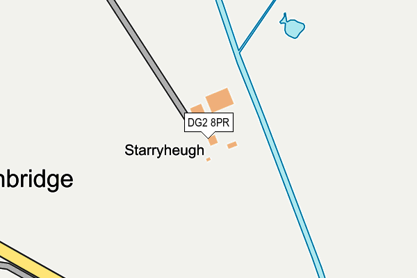 DG2 8PR map - OS OpenMap – Local (Ordnance Survey)