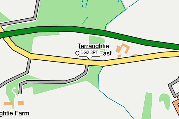 DG2 8PT map - OS OpenMap – Local (Ordnance Survey)