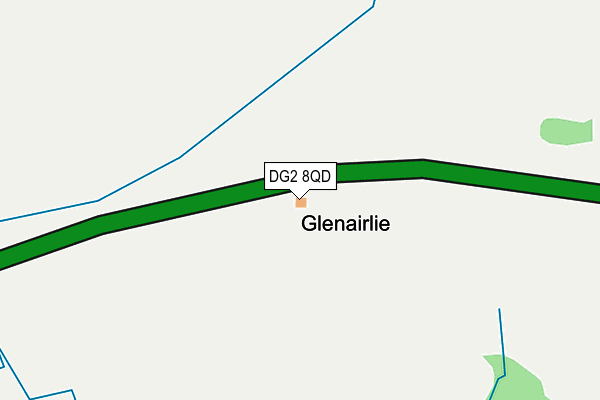 DG2 8QD map - OS OpenMap – Local (Ordnance Survey)