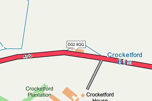 DG2 8QQ map - OS OpenMap – Local (Ordnance Survey)