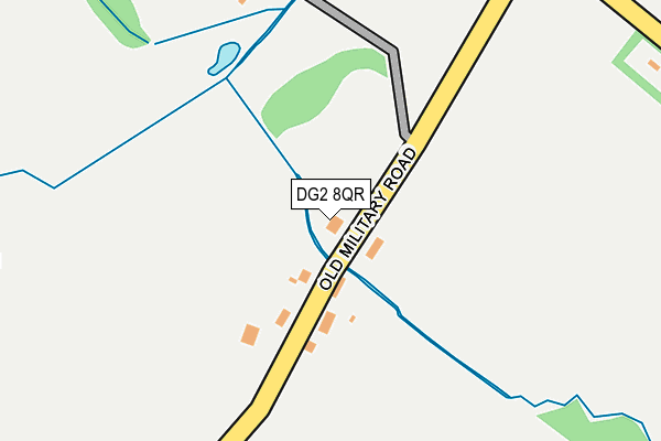 DG2 8QR map - OS OpenMap – Local (Ordnance Survey)