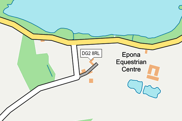 DG2 8RL map - OS OpenMap – Local (Ordnance Survey)