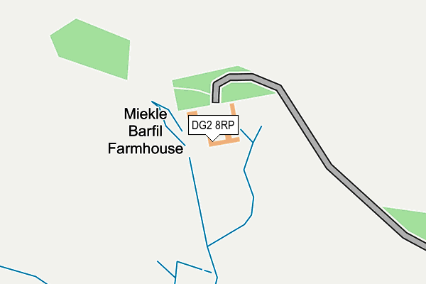 DG2 8RP map - OS OpenMap – Local (Ordnance Survey)