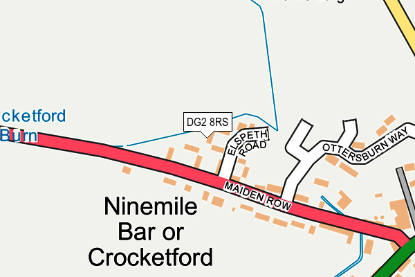 DG2 8RS map - OS OpenMap – Local (Ordnance Survey)