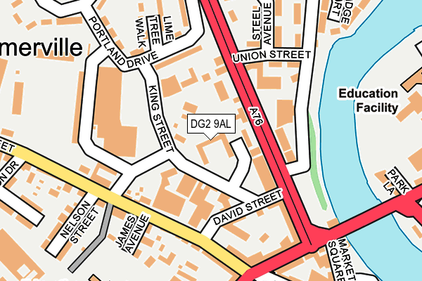 DG2 9AL map - OS OpenMap – Local (Ordnance Survey)