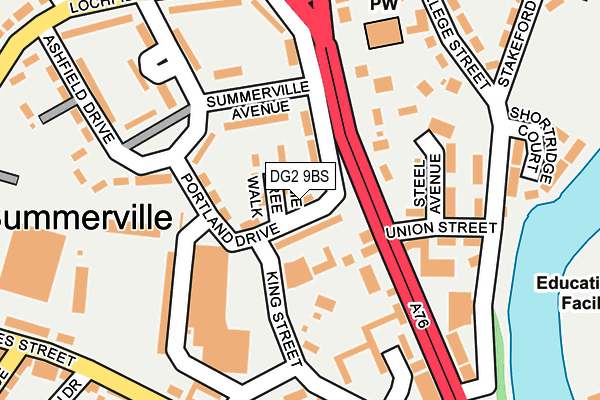 DG2 9BS map - OS OpenMap – Local (Ordnance Survey)