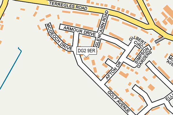 DG2 9ER map - OS OpenMap – Local (Ordnance Survey)