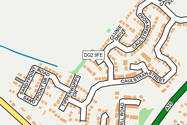 DG2 9FE map - OS OpenMap – Local (Ordnance Survey)