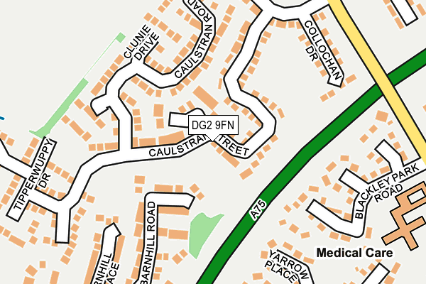 DG2 9FN map - OS OpenMap – Local (Ordnance Survey)