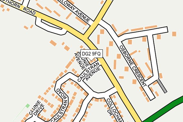 DG2 9FQ map - OS OpenMap – Local (Ordnance Survey)