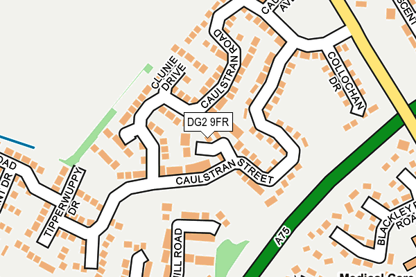 DG2 9FR map - OS OpenMap – Local (Ordnance Survey)