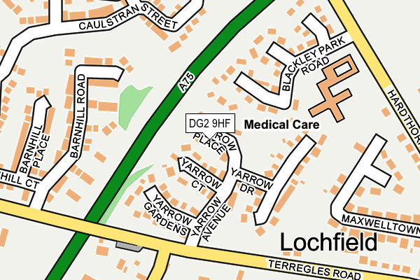 DG2 9HF map - OS OpenMap – Local (Ordnance Survey)