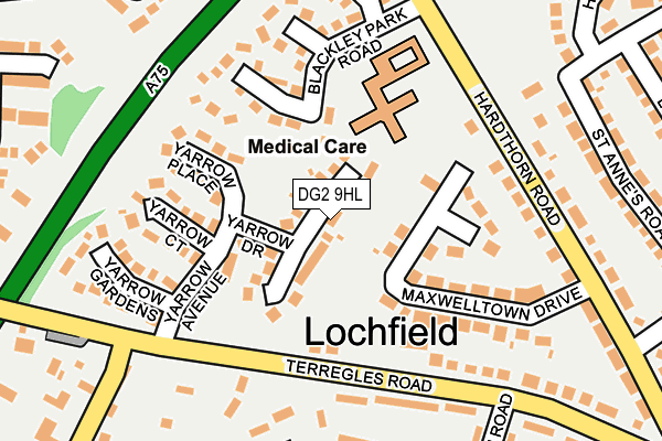 DG2 9HL map - OS OpenMap – Local (Ordnance Survey)