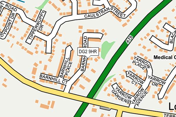 DG2 9HR map - OS OpenMap – Local (Ordnance Survey)