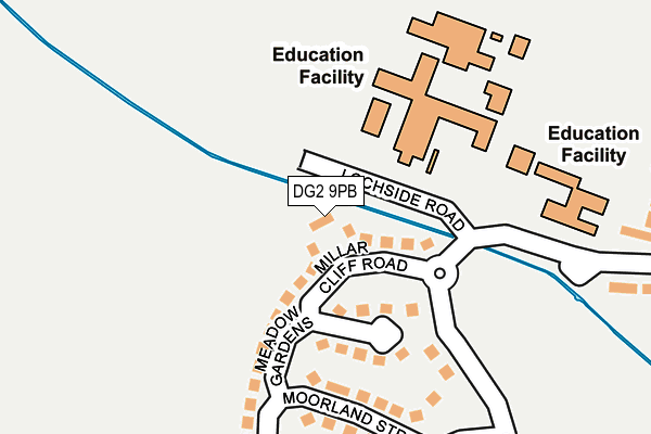 DG2 9PB map - OS OpenMap – Local (Ordnance Survey)
