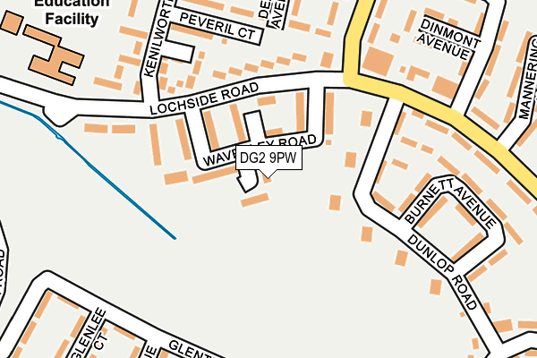 DG2 9PW map - OS OpenMap – Local (Ordnance Survey)