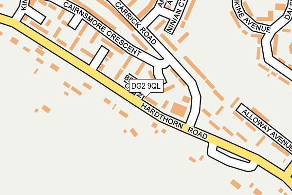 DG2 9QL map - OS OpenMap – Local (Ordnance Survey)