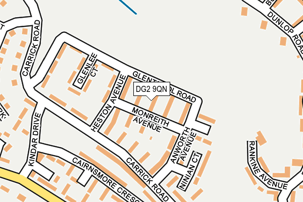 DG2 9QN map - OS OpenMap – Local (Ordnance Survey)