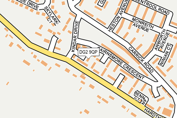 DG2 9QP map - OS OpenMap – Local (Ordnance Survey)