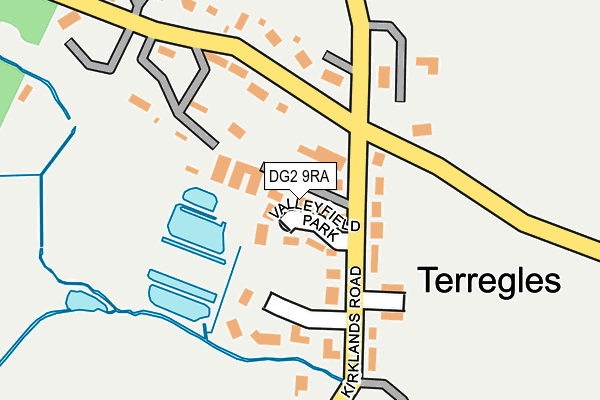 DG2 9RA map - OS OpenMap – Local (Ordnance Survey)
