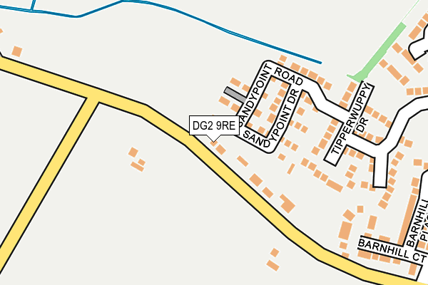 DG2 9RE map - OS OpenMap – Local (Ordnance Survey)