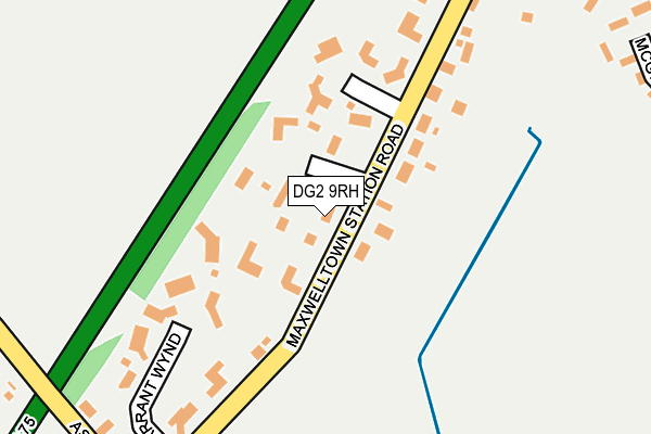 DG2 9RH map - OS OpenMap – Local (Ordnance Survey)