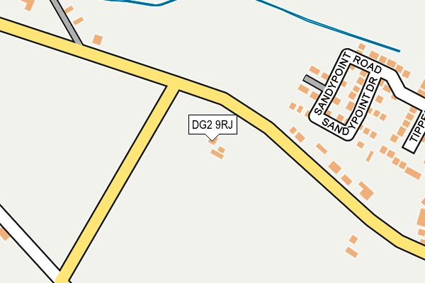 DG2 9RJ map - OS OpenMap – Local (Ordnance Survey)