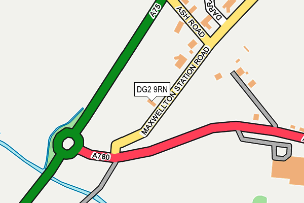 DG2 9RN map - OS OpenMap – Local (Ordnance Survey)