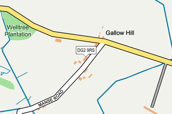 DG2 9RS map - OS OpenMap – Local (Ordnance Survey)