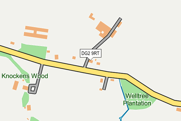 DG2 9RT map - OS OpenMap – Local (Ordnance Survey)