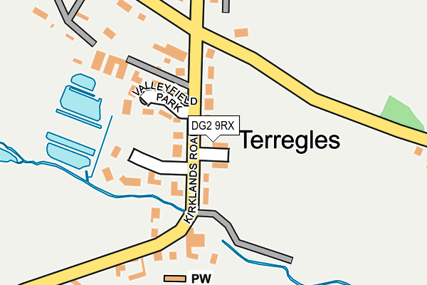 DG2 9RX map - OS OpenMap – Local (Ordnance Survey)