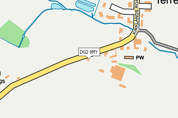 DG2 9RY map - OS OpenMap – Local (Ordnance Survey)