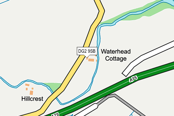 DG2 9SB map - OS OpenMap – Local (Ordnance Survey)