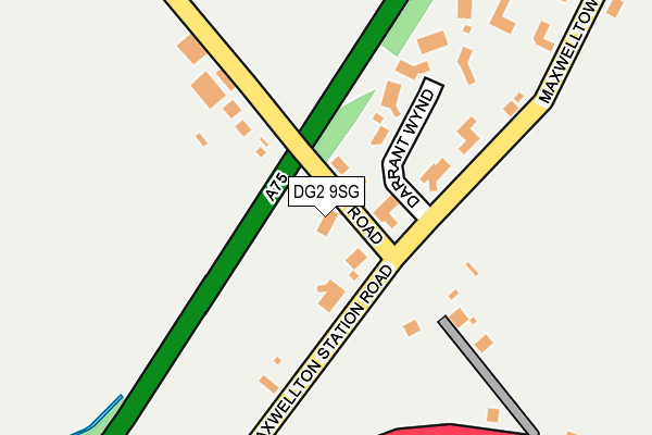 DG2 9SG map - OS OpenMap – Local (Ordnance Survey)