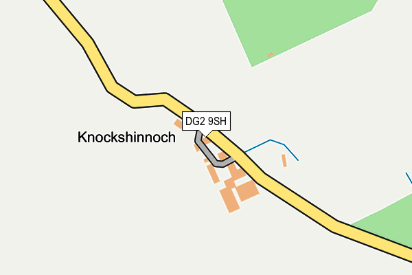 DG2 9SH map - OS OpenMap – Local (Ordnance Survey)
