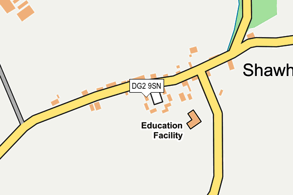DG2 9SN map - OS OpenMap – Local (Ordnance Survey)