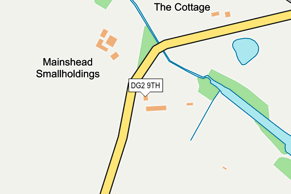 DG2 9TH map - OS OpenMap – Local (Ordnance Survey)