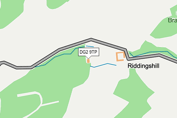 DG2 9TP map - OS OpenMap – Local (Ordnance Survey)