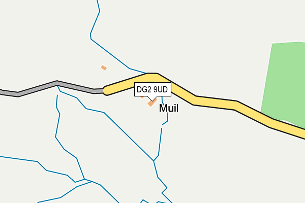 DG2 9UD map - OS OpenMap – Local (Ordnance Survey)