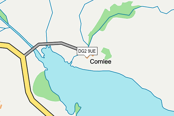 DG2 9UE map - OS OpenMap – Local (Ordnance Survey)