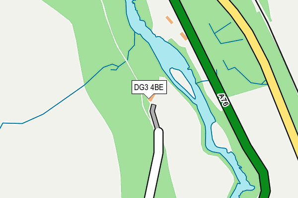 DG3 4BE map - OS OpenMap – Local (Ordnance Survey)