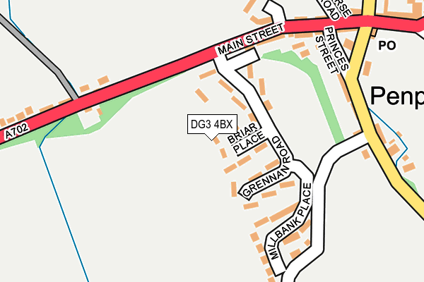 DG3 4BX map - OS OpenMap – Local (Ordnance Survey)