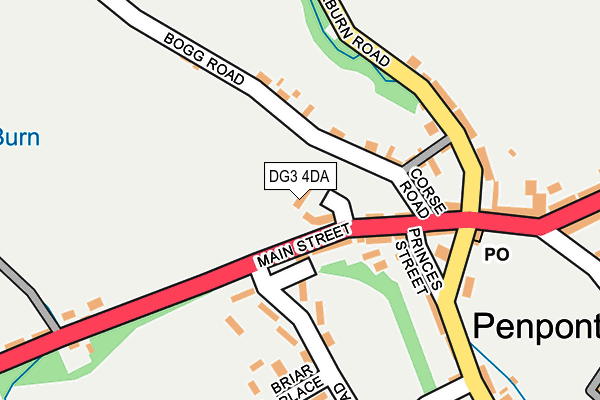 DG3 4DA map - OS OpenMap – Local (Ordnance Survey)