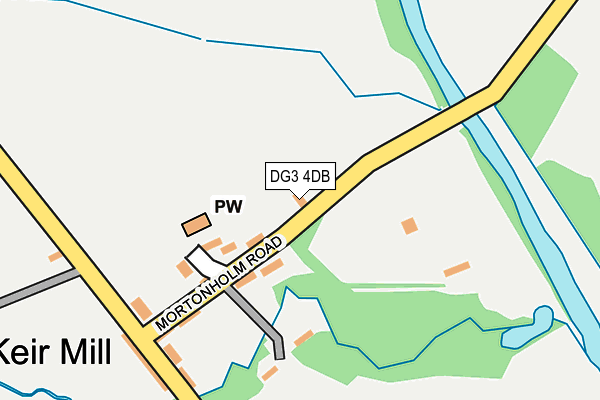 DG3 4DB map - OS OpenMap – Local (Ordnance Survey)